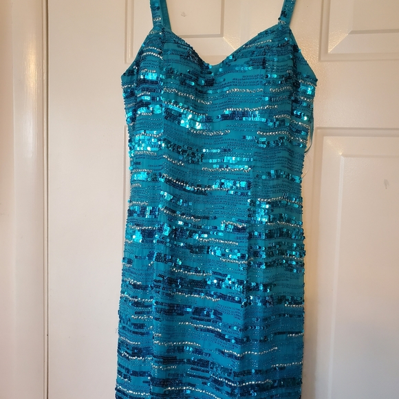 NWOT Scala Sequined Dress L - Picture 8 of 16